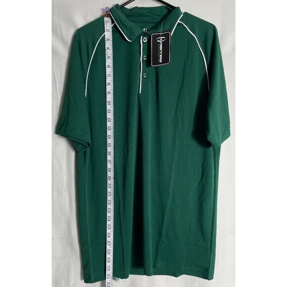 NWT 10 Available! Sz L Harrow Green Polo Shirt Sport Team Shirts Athleisure - Picture 2 of 11